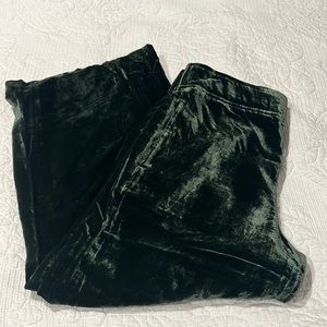 Madewell cropped Wide Leg Capri Color Green